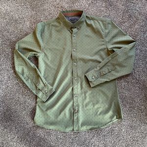 Like New Geometrix by Drill Clothing Co. Slim Fit Button Up Longsleeve Shirt
